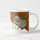 Double Nickel "55" Geburtstag Jumbo-Tasse (Rechts)