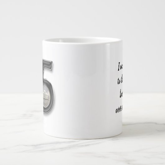 Double Nickel 55 Geburtstag Jumbo-Tasse (Vorderseite)