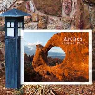 Double O Arch, Arches National Park, Utah Postkarte