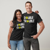 Double Pickleball Trouble Pickle Ball Matching Men T-Shirt (Unisex)