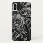 Double Primula-Blume, Schwarz und Weiß Case-Mate iPhone Hülle (Rückseite)