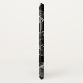 Double Primula-Blume, Schwarz und Weiß Case-Mate iPhone Hülle (Hinten/Rechts)