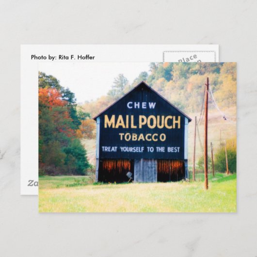 Double Purpose Barn Postcard Postkarte (Vorne/Hinten)