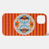 Double Rainbow2 and Orange Chevron Case-Mate iPhone Hülle (Rückseite (Horizontal))