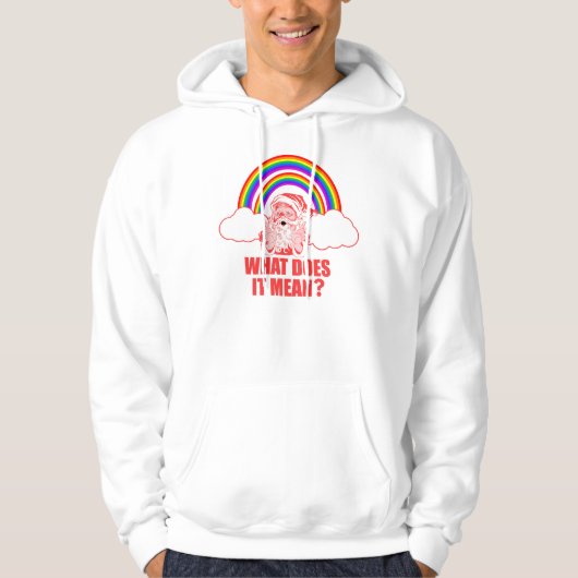 Double Rainbow Santa Claus Hoodie (Vorderseite)