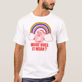 Double Rainbow Santa Claus T-Shirt (Vorderseite)