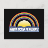 Double Rainbow Was Gemein? Postkarte (Vorderseite)