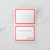 Double Red Trial - Danke Karte (Innenseite)