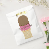 Double Scoop Ice Creme Cone Birthday Fevor Bags Geschenktütchen (Versiegelt)