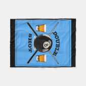 Double Shot 8 Ball Fleecedecke (Vorderseite (Horizontal))