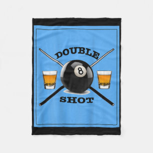 Double Shot 8 Ball Fleecedecke