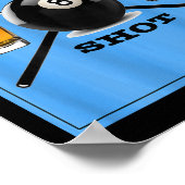 Double Shot 8 Ball Poster (Ecke)