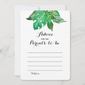 Double Side 2 Baby Shower Game - Beratung| Wer wei Einladung (Rückseite)