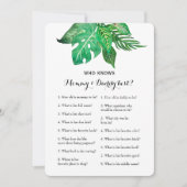 Double Side 2 Baby Shower Game - Beratung| Wer wei Einladung (Vorderseite)