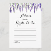 Double Side - Brautparty Games wie alt | Beratung Hinweiskarte (Rückseite)