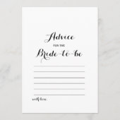 Double Side - Brautparty Games wie alt | Beratung Hinweiskarte (Rückseite)