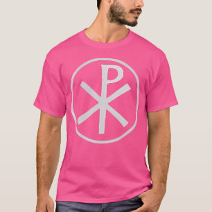 Double Side Chi Rho Symbol Christliche T-Shirt