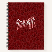 Double Side Journal-Notebook - Red Notizblock (Vorderseite)