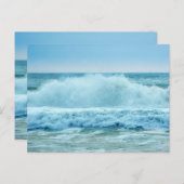 Double Side Ocean Wave Crashcard Postkarte (Vorne/Hinten)