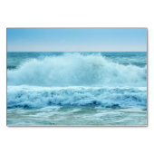 Double Side Ocean Wave Crashcard Tischnummer (Rückseite)