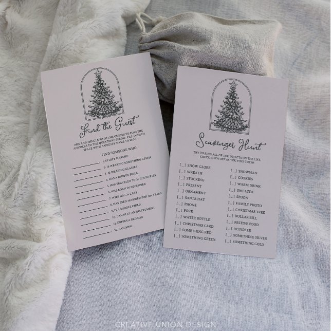 Double Side Weihnachts Party Games Finden Sie den  (Von Creator hochgeladen)