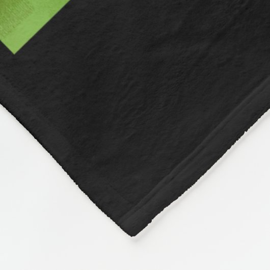 Double Sided Add Image Template Mens Basic Black Fleecedecke (Ecke)