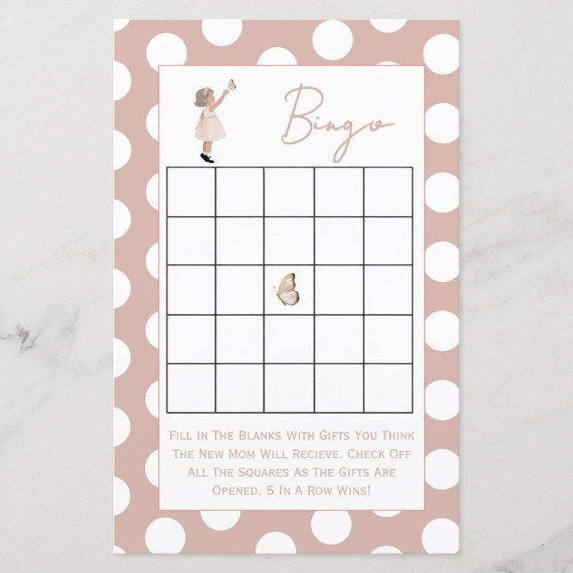 Double sided baby shower games Sugar and Spice (Vorderseite)