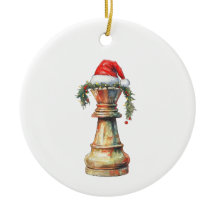 Double-Sided Christmas Chess Ornament King Knight