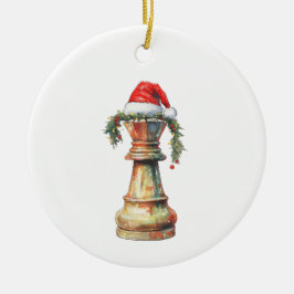 Double-Sided Christmas Chess Ornament King Knight