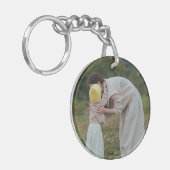 Double Sided Custom Family Photo Keychain Schlüsselanhänger (Vorderseite links)