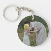 Double Sided Custom Family Photo Keychain Schlüsselanhänger (Vorderseite)