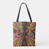 Double-Sided Kaleidoscope Tote – One-of-a-Kind Tasche (Rückseite)