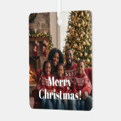 Double sided metal photo ornament for Christmas (Vorderseite links)