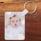 Double Sided Photo Aluminum Schlüsselanhänger (Rückseite)