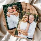 Double-Sided Photo Card for Vellum Wedding Invite Einladung