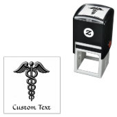 Double Snake Caduceus Permastempel (Beispiel)