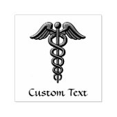 Double Snake Caduceus Permastempel (Design)
