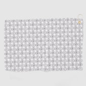 Double Spiral Celtic Pattern Golfhandtuch (Horizontal)