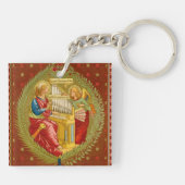 Double St. Cecilia of Rome (SNV 36) Schlüsselanhänger (Rückseite)