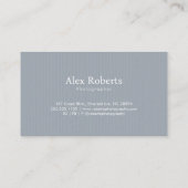 Double Striped | Coastal Visitenkarte (Rückseite)