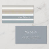 Double Striped | Coastal Visitenkarte (Vorne/Hinten)