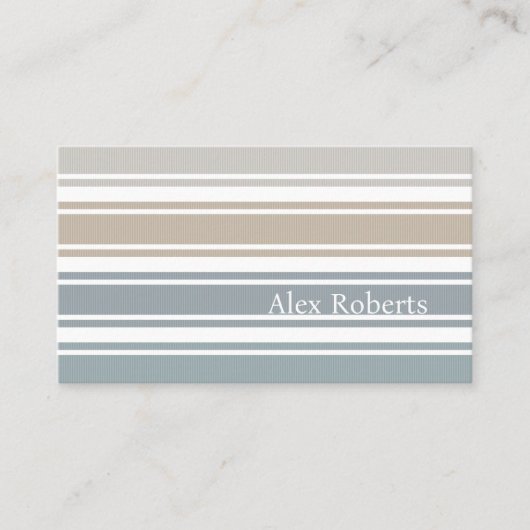 Double Striped | Coastal Visitenkarte (Vorderseite)