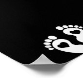 Double The Love Valentines Day Twin Pregnancy Anno Poster (Ecke)