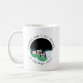 “Double the trouble, twice the fun.” Kaffeetasse (Links)