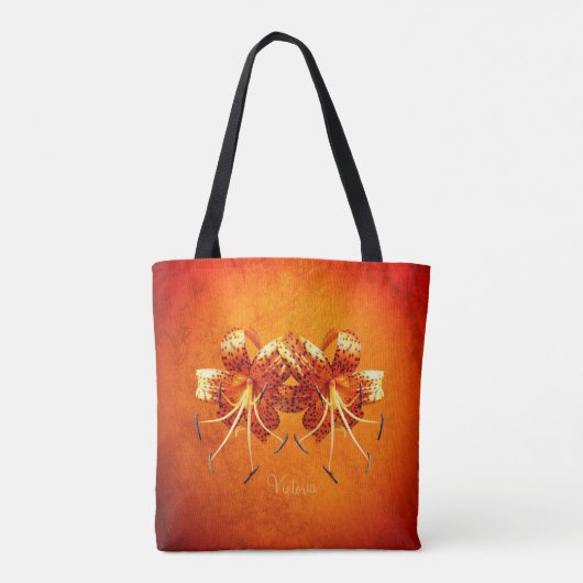 Double Tiger Lilies Tasche (Rückseite)