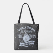 Double Toil und Trouble Hat Halloween Tasche (Rückseite)