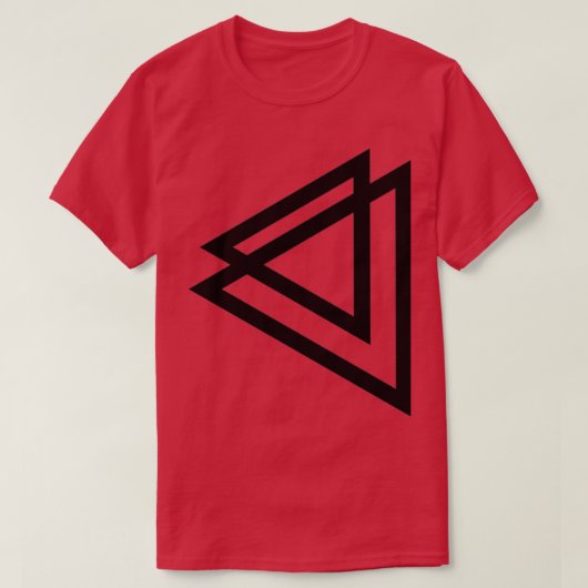Double Triangle Minimalist T-Shirt (Design vorne)