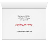 Double Trouble Corgi Dog Weihnachten (Innenansicht Horizontal (Unten))