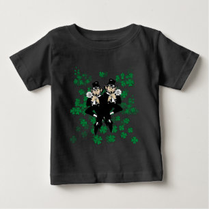 Double Trouble Lucky Irish Twins Baby T-shirt