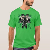 Double Trouble Lucky Irish Twins T-Shirt (Vorderseite)